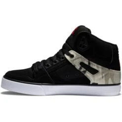 DC Mens Pure High Top Trainers - Astro Camo Black 10 DC Mens Pure High Top Trainers - Astro Camo Black -Fashion Shoe Store DC PureHighTop AstroCamoBlack 3 12