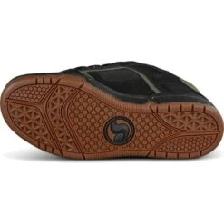 DVS Mens Comanche Skate Shoes - Black Olive Gum Nubuck -Fashion Shoe Store DVS Comance BlackOliveGum 1 14