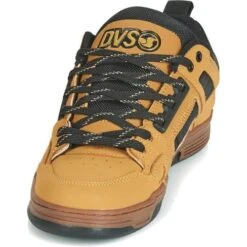 DVS Mens Comanche Skate Shoes - Chamois Black Gum Nubuck -Fashion Shoe Store DVS Comance ChamoisBkGum 1 11