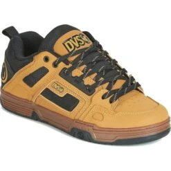 DVS Mens Comanche Skate Shoes - Chamois Black Gum Nubuck