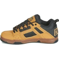DVS Mens Comanche Skate Shoes - Chamois Black Gum Nubuck -Fashion Shoe Store DVS Comance ChamoisBkGum 7 11