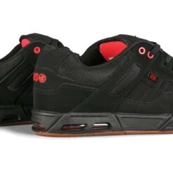 DVS Mens Enduro Heir Trainers - Black Red Gum -Fashion Shoe Store DVS EnduroHeir BlackRedGum 5 7