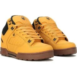 DVS Mens Militia Boot Water Resistant Shoes - Yellow Black Nubuck 11 DVS Mens Militia Boot Water Resistant Shoes - Yellow Black Nubuck -Fashion Shoe Store DVS MilitiaBoot ChamoisBlackk 2 9