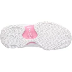 K-Swiss Womens Defier RS Tennis Shoes - White Sachet Pink -Fashion Shoe Store DefierRS WhiteSachetPink 2765247