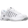 K-Swiss Mens Defier Tennis Shoes - White White Black -Fashion Shoe Store DefierRS WhiteWhiteBlack 2755776 1