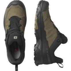 Salomon Mens X Ultra 4 Ltr GTX Waterproof Shoes - Desert Black Kangaroo -Fashion Shoe Store DesertPalmBlackKangaroo 6788095