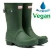 Hunter Womens Original Short Wellies - Hunter Green -Fashion Shoe Store EA1375 L1 WV