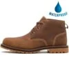 Timberland Mens Larchmont Waterproof Leather Chukka Boots - Rust - A2NF3 -Fashion Shoe Store ES1778 2 2