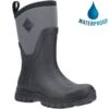 Muck Boots Womens Arctic Sport II Mid Neoprene Wellies - Black Grey