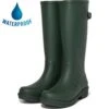 Fitflop Womens Wonderwelly Tall Wellington Boots - Deep Green -Fashion Shoe Store ES2988 L3