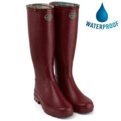 Le Chameau Womens Iris Wellington Boots - Rouge