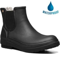 Bogs Womens Amanda II Chelsea Boots - Black