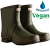 Hunter Mens Field Gardener Short Wellies - Dark Olive Clay -Fashion Shoe Store ES3335 WPVG