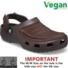 Crocs Mens Yukon Visa II Clog Vegan Sandals - Espresso 2 Crocs Mens Yukon Visa II Clog Vegan Sandals - Espresso -Fashion Shoe Store ES3377 C