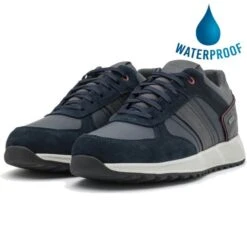 Geox Mens Molveno Amphibiox Waterproof Walking Shoes - Navy