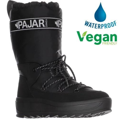 Pajar Canada Womens Galaxy High Waterproof Boots - Black 3 Pajar Canada Womens Galaxy High Waterproof Boots - Black