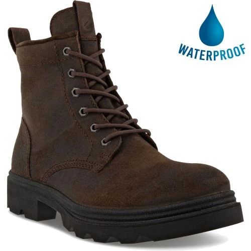 Ecco Mens Grainer Waterproof Boots - Coffee 3 Ecco Mens Grainer Waterproof Boots - Coffee