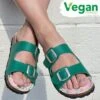 Oxygen Womens Phoebe Vegan Sandals - Green
