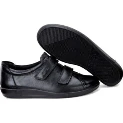 Ecco Womens Soft 2.0 Shoes - Black Black -Fashion Shoe Store Ecco 206513 56723 BlackBlack 6 5