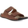 Ecco Shoes Mens 2nd Cozmo Adjustable Slide Sandals - Tuscany -Fashion Shoe Store Ecco 2ndCozmo500904 Brown 1 6
