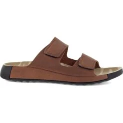 Ecco Shoes Mens 2nd Cozmo Adjustable Slide Sandals - Tuscany -Fashion Shoe Store Ecco 2ndCozmo500904 Brown 2 6