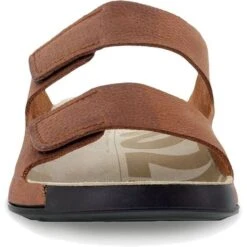Ecco Shoes Mens 2nd Cozmo Adjustable Slide Sandals - Tuscany -Fashion Shoe Store Ecco 2ndCozmo500904 Brown 3 6