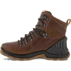 Ecco Shoes Womens Exohike Water-Repellent Walking Boots - Cocoa Brown -Fashion Shoe Store Ecco ExoHikeMid BrownRt 3 1