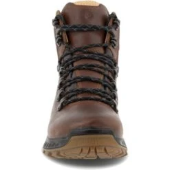 Ecco Shoes Womens Exohike Water-Repellent Walking Boots - Cocoa Brown -Fashion Shoe Store Ecco ExoHikeMid BrownRt 4 1