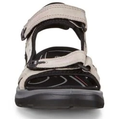 Ecco Shoes Womens Offroad Leather Walking Sandals - Atmosphere Ice Black -Fashion Shoe Store Ecco Offroad 069563 54695 4 6