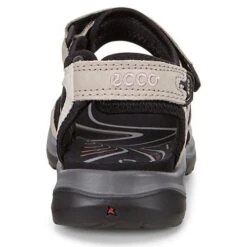 Ecco Shoes Womens Offroad Leather Walking Sandals - Atmosphere Ice Black -Fashion Shoe Store Ecco Offroad 069563 54695 5 6