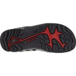 Ecco Shoes Mens Offroad Leather Walking Sandals - Tarmac Moon Rock -Fashion Shoe Store Ecco Offroad TarmacMoonRock 8 6