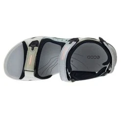 Ecco Shoes Womens Offroad Leather Walking Sandals - Multicolour Sage -Fashion Shoe Store Ecco Ofroad Multicolour 6 5