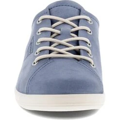 Ecco Shoes Womens Soft 2.0 Leather Shoes - Misty -Fashion Shoe Store Ecco Soft20 Blue 1 5