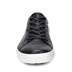 Ecco Shoes Mens Soft 7 Leather Trainers - Black 10 Ecco Shoes Mens Soft 7 Leather Trainers - Black -Fashion Shoe Store Ecco Soft7Mens Black4 5
