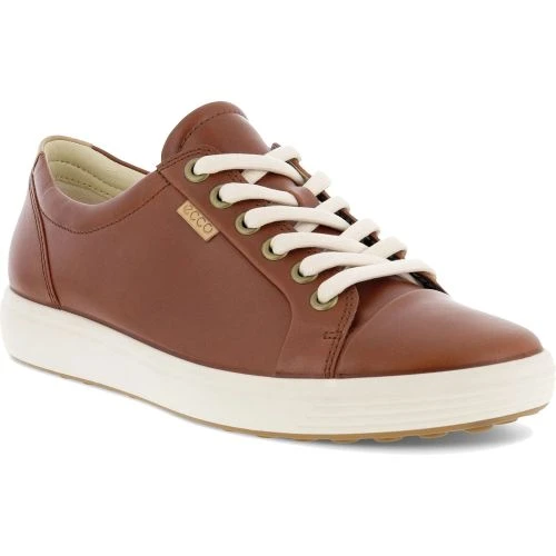 Ecco Womens Soft 7 Trainers - Cognac 3 Ecco Womens Soft 7 Trainers - Cognac