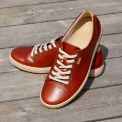 Ecco Womens Soft 7 Trainers - Cognac 19 Ecco Womens Soft 7 Trainers - Cognac -Fashion Shoe Store Ecco Soft7W Cognac 9 5