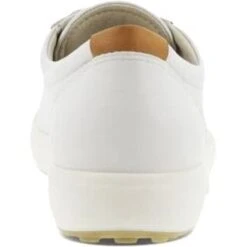 Ecco Shoes Womens Soft 7 Leather Trainers - White -Fashion Shoe Store Ecco Soft7W430003 White 4 11