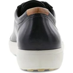 Ecco Womens Soft 7 Leather Trainers - Black -Fashion Shoe Store Ecco Soft7Wms Black 5 5