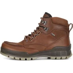 Ecco Mens Track 25 GTX Waterproof Boots - Bison Bison -Fashion Shoe Store Ecco Track25 BisonBison 4 6