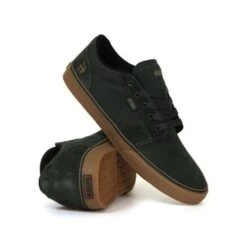 Etnies Mens Barge LS Skate Shoes - Green Gum -Fashion Shoe Store Etnies BargeLS GreenGum 6 12