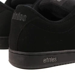 Etnies Mens Kingpin Black Skate Shoes Trainers - Black Black -Fashion Shoe Store Etnies Kingpin BlackBlackRT 6 12