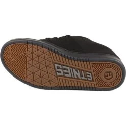 Etnies Mens Kingpin Black Skate Shoes Trainers - Black Black -Fashion Shoe Store Etnies Kingpin BlackBlackRT 8 12