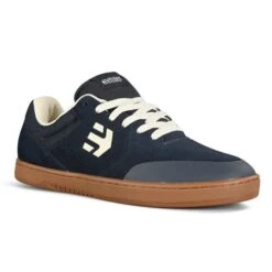 Etnies Mens Marana Skate Shoes - Navy Gum White