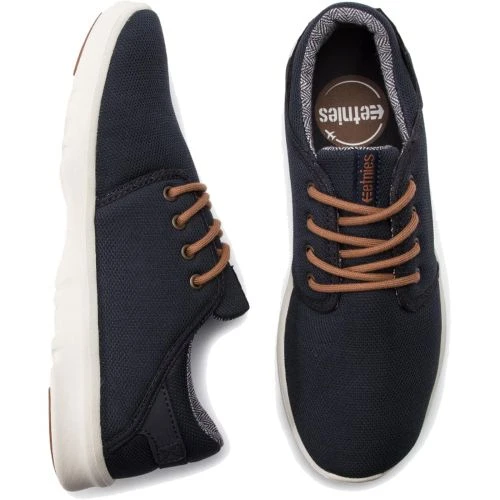 Etnies Mens Scout Vegan Skate Shoes - Navy Gold 5 Etnies Mens Scout Vegan Skate Shoes - Navy Gold - Image 3