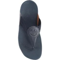 FitFlop Womens Walkstar Wide Fit Toe Post Sandals - Midnight Navy -Fashion Shoe Store FitFlop Walkstar MidnightNavy 4 6