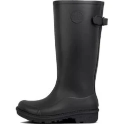 Fitflop Womens Wonderwelly Tall Wellington Boots - All Black -Fashion Shoe Store Fitflop WonderwellyTall Black 1 16
