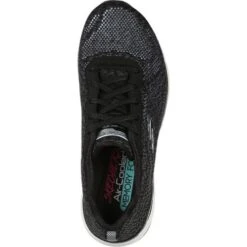 Skechers Womens Flex Appeal 3.0 High Goals Trainers - Black White -Fashion Shoe Store FlexAppeal30 BlackWhite 2694197
