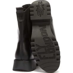 Fly London Womens Rein Leather Ankle Boots - Black -Fashion Shoe Store Fly Rein Black 4 5