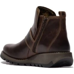 Fly London Womens Sias Ankle Boot - Dark Brown -Fashion Shoe Store Fly Sias DkBrown 3 6