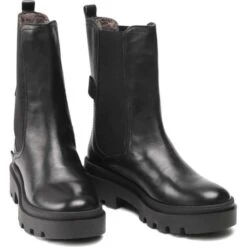 Fly London Womens Judy Tall Chelsea Boot - Black -Fashion Shoe Store FlyLondon Bottines Black 6 11